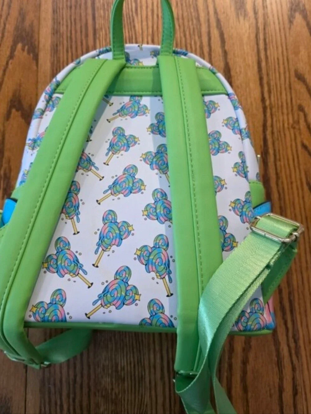 Loungefly Disney Parks Eats Pastel Lollipop Mickey Ears Backpack Set